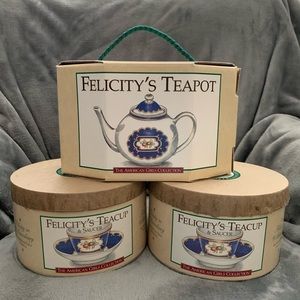 NIB Full size Felicity’s Teapot and Teacups